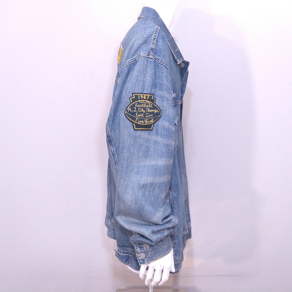 POLO RALPH LAUREN New 3XLT Denim Jean Jacket NWT TAGS XXXL BIG & TALL RL TIGERS - Picture 6 of 16